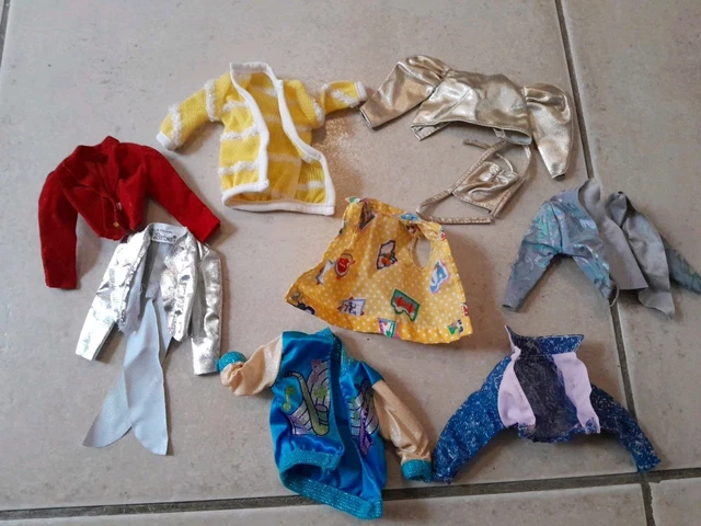 Lot De Vestes Vintage Barbie Des Années 80 - Collection Années 1987