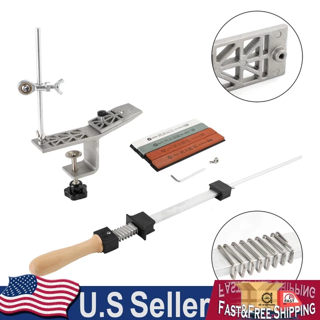 Professional Edge Knife Sharpening Fix-angle Sharpener System with 4 Stones