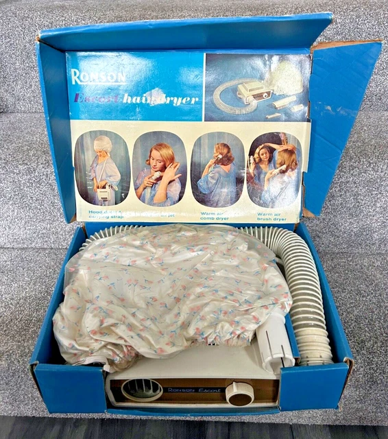 Ronson Vintage Hooded Hair Dryer Vintage Hair Salon 60s Hair Dryer