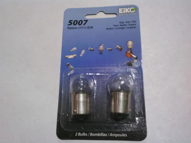 Tail Light Bulb-Base Eiko 5007 2-Pack
