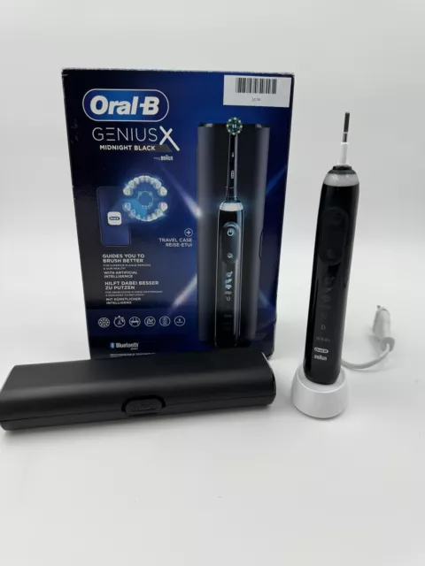 Oral-B Genius X Elektrische Zahnbürste/Electric Toothbrush, 6 Putzmodi schwarz