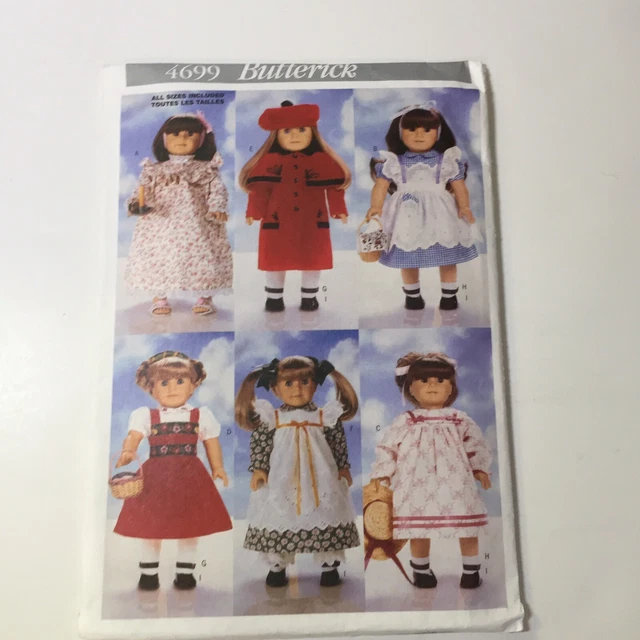 Butterick 4699 18" Doll Clothes