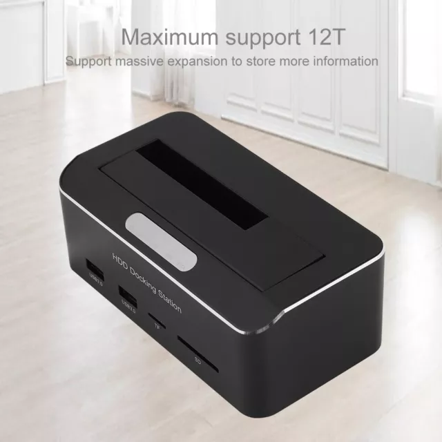 USB3.0 To External Hard Drive Docking Station For 2.5/3.5 HDD Support QCS 3