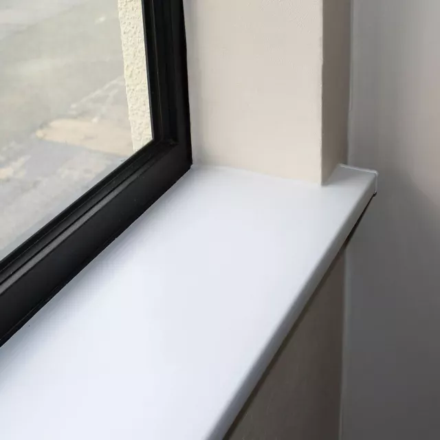 uPVC Window Cill Capping Board Cover 1m Long PVC Sill Cover 9mm Thick Plastic 3