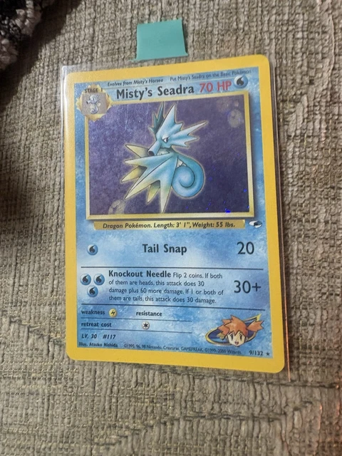 pokemon app for card value Misty's Tentacool 072 Hanada City Gym 1999 main image 1