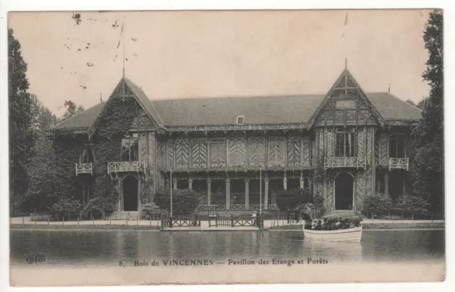 Cpa 94 - Wood Of Vincennes - Pavilion Des Ponds / Forest (Val-De-Marne) - Written