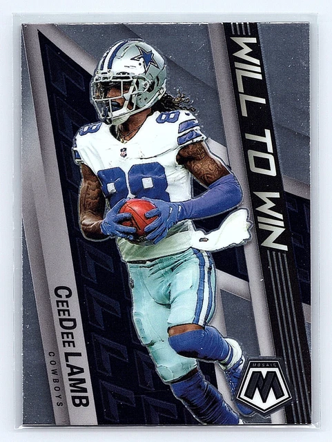 Ceedee Lamb Will to Win #WW-18 2022 Panini Mosaic NFL Football Card Cowboys
