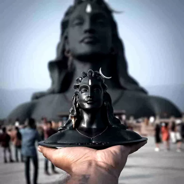 Adiyogi Shiva Statue For Pooja and Gift 6 INCH - Free Shipping