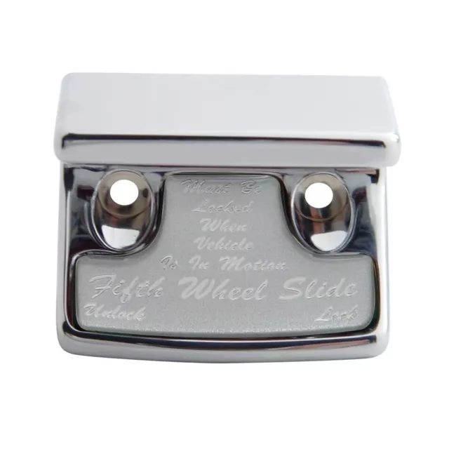 "Fifth Wheel" Chrome Plastic Switch Guard - Silver Glossy Sticker