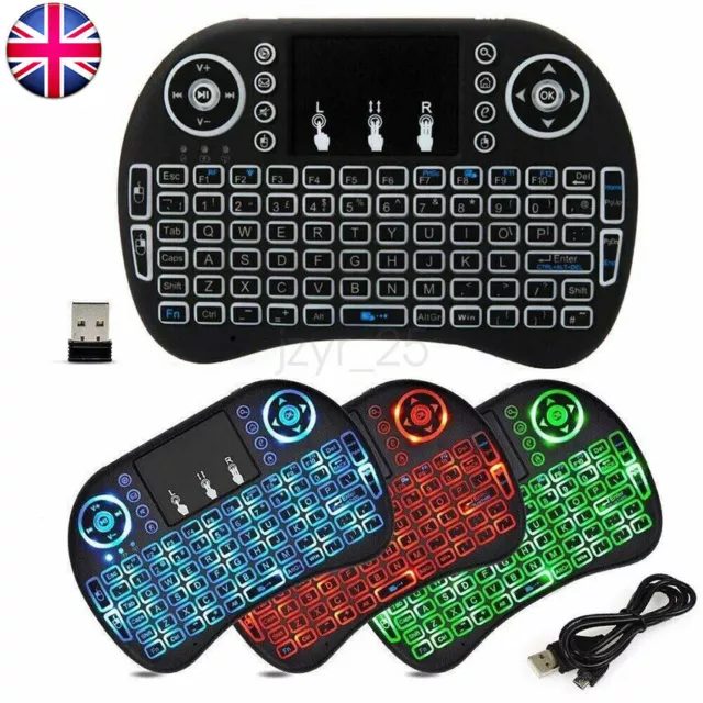 Mini Portable Wireless Keyboard Touchpad USB for Android Smart TV Box PC Laptop