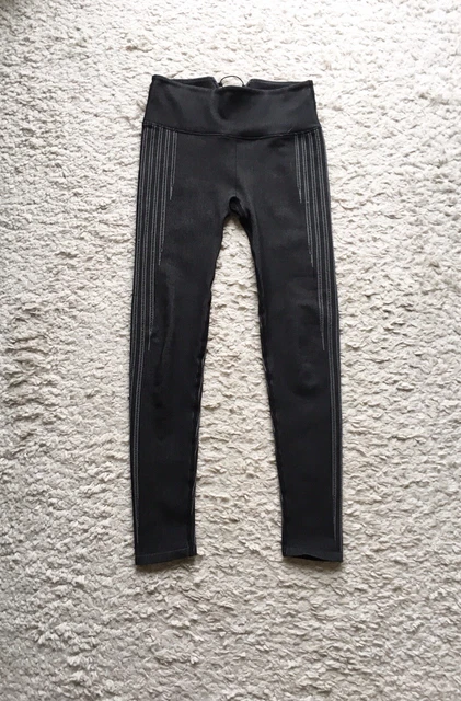 fabletics leggings Powerhold S Seamless Grau Laufhose Tights High Waist Schwarz