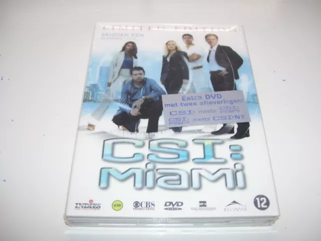 CSI Miami Limited Edition Seizoen / Season één 1 one 1.1 - 1.12 * DVD BOX NEW *