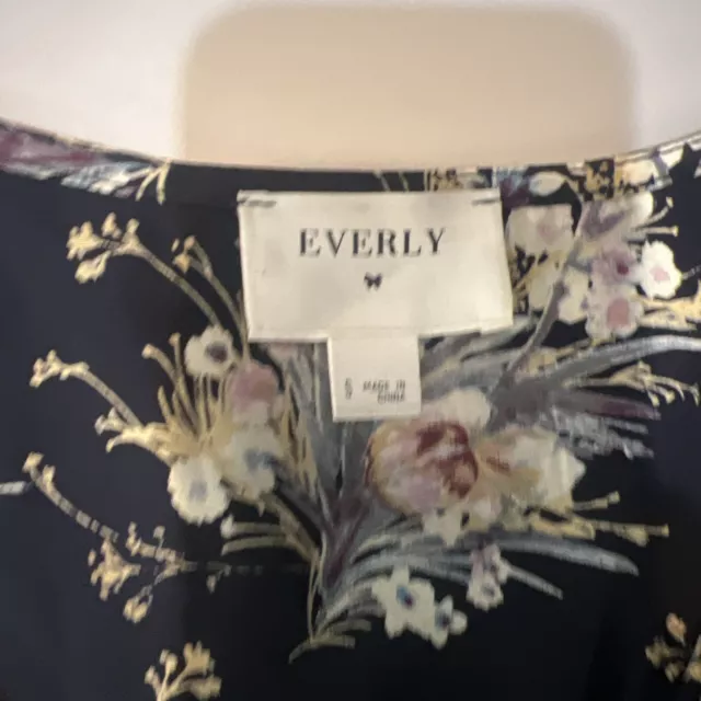 Everly Anthropologie Dress Women’s Size Small Floral Shift 3