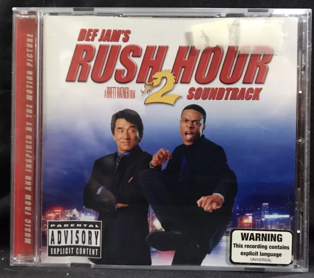 RUSH HOUR 2 CD SOUNDTRACK 2001 Australia VGC FAST FREE POST