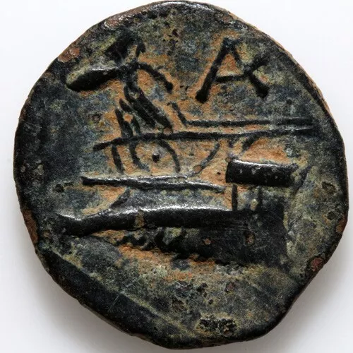 Ancient Greek Coin Ae-Arados Phoenicia-Circa 200-100 Bc