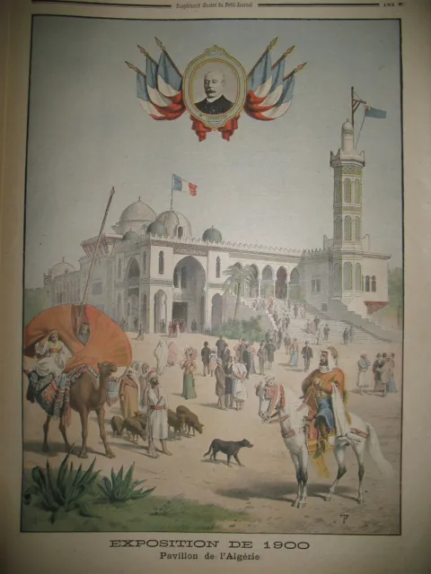 Ouvriers Anglais Expo Universelle Algerie Voyous A Jersey Le Petit Journal 1900