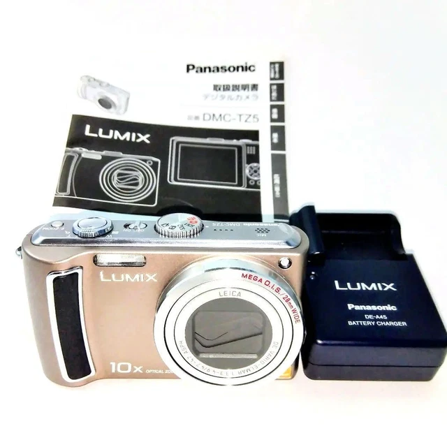 CÁMARA DIGITAL COMPACTA Panasonic Lumix DMC-TZ5 marrón conjunto