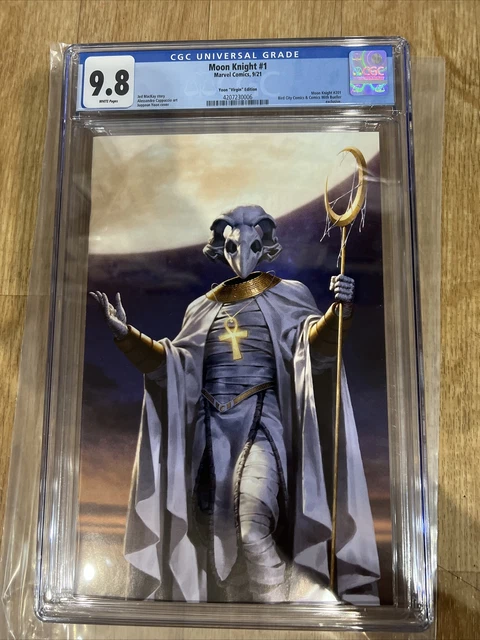 🌙MOON KNIGHT #1 - CGC 9.8 - Yoon VIRGIN VARIANT - LTD To 1000 - Marvel Comic