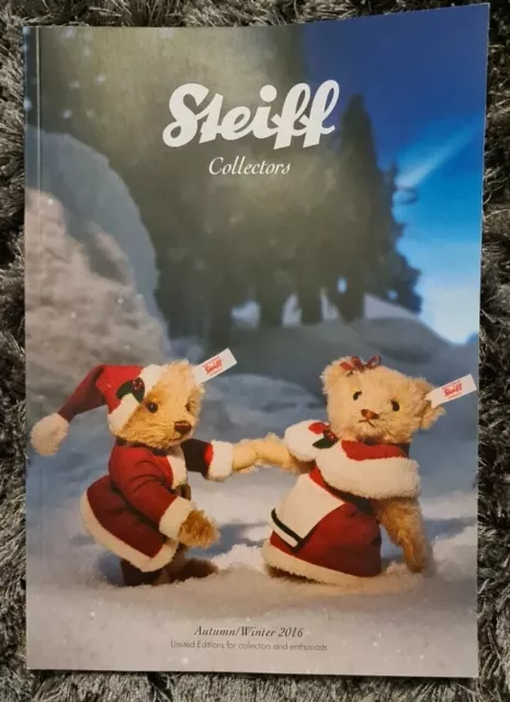 Immaculate Steiff Teddy Bear Catalogue 2016. Limited Editions & Available Bears.