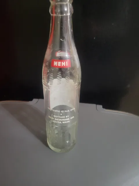 Vintage NEHI Soda 12 Oz Glass Bottle