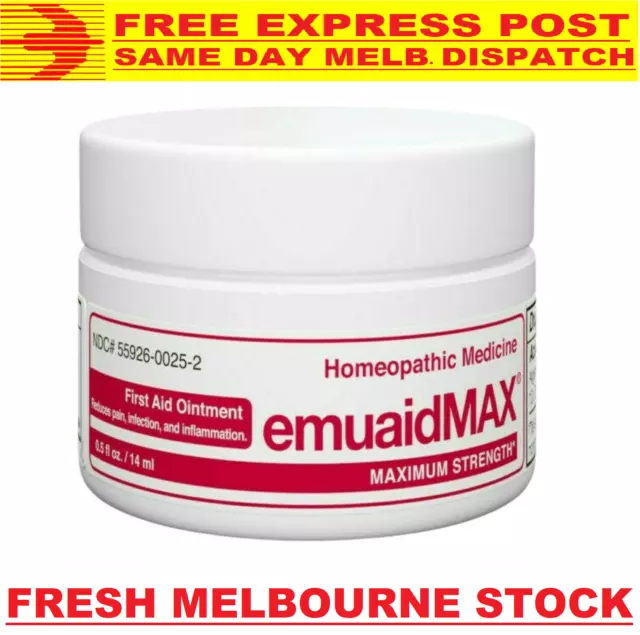 EMUAID MAX First Aid Anti-Fungal Natural Ointment 0.5oz/14mL FREE EXPRESS POST