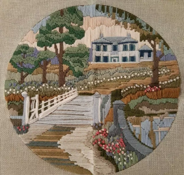 Completed Longstitch - 'Prospect House' Semco Classic #3250-0006