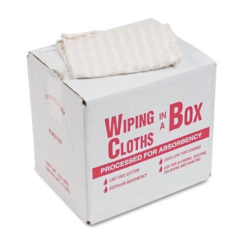 UNITED FACILITY SUPPLY N205CW05 Multipurpose Reusable Wiping Cloths, Cotton,