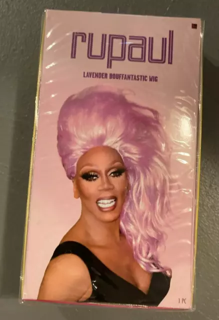 NEW RuPaul  Wig Lavender Bouffanttastic Halloween Pink Adult Accessories 1 Size