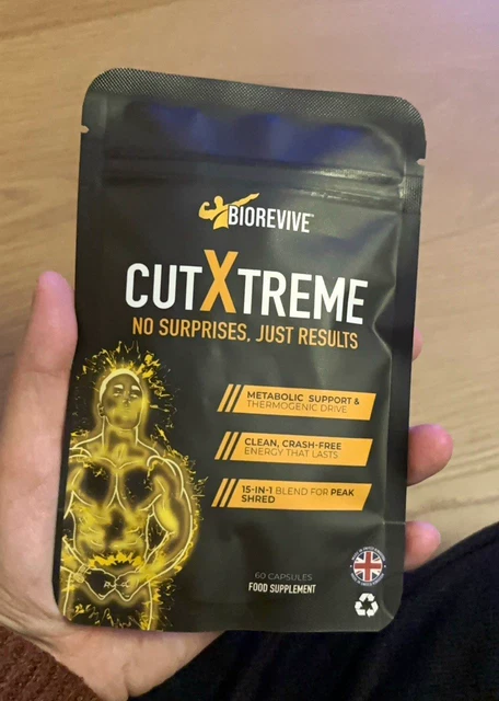 BIOREVIVE CUTXTREME CAPSULES 60 l-arginine creatine caffeine energy ...