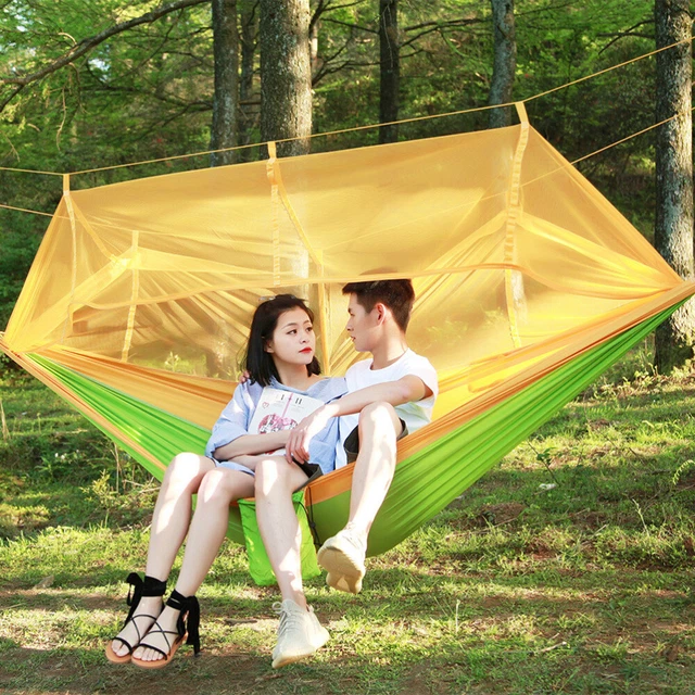 260 X140cm Camping Hammock Two Person Hammock Portable Hammock Ultra Light 6