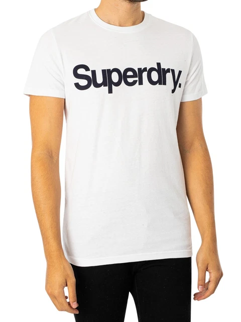 Superdry Men's Classic Logo T-Shirt, White