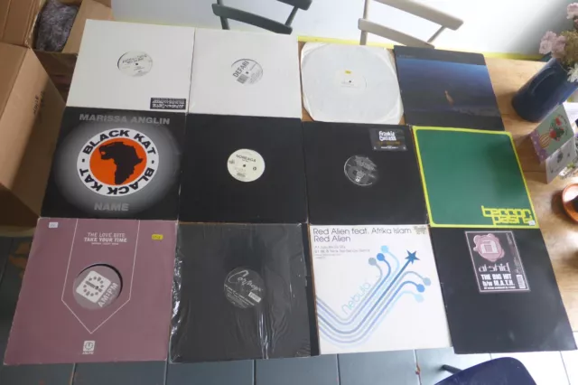 Collection Job Lot 92x Electronic House Garage Hip Hop 12" Single Vinyl Records