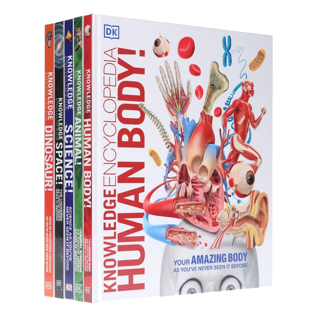 KNOWLEDGE ENCYCLOPEDIAS COLLECTION By DK: 5 Books Set - Ages 9-12 ...