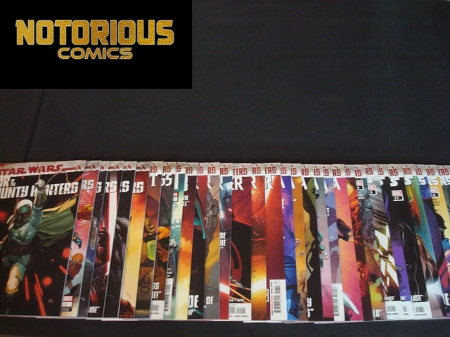 Star Wars War of the Bounty Hunters Complete Set 34 Book Crossover Marvel