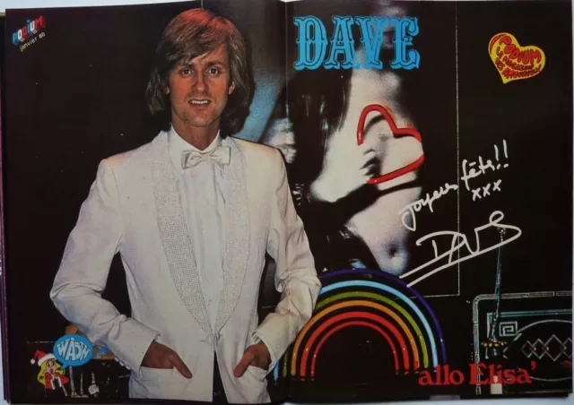 Dave =  Poster Coupure De Presse 2 Pages 1980 / Clipping