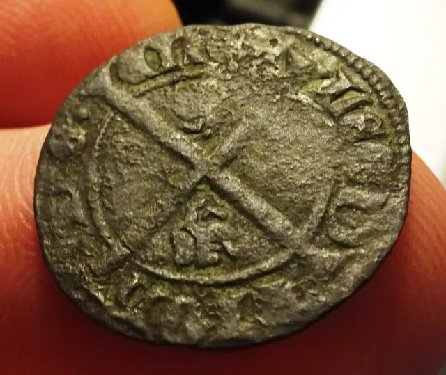 Belgique Principauté de Liège Jean de Bavière, monnaie dite Brulé, vers 1400