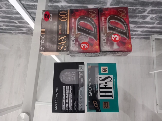 Cassette VHS Sony 60 pro X sous blister