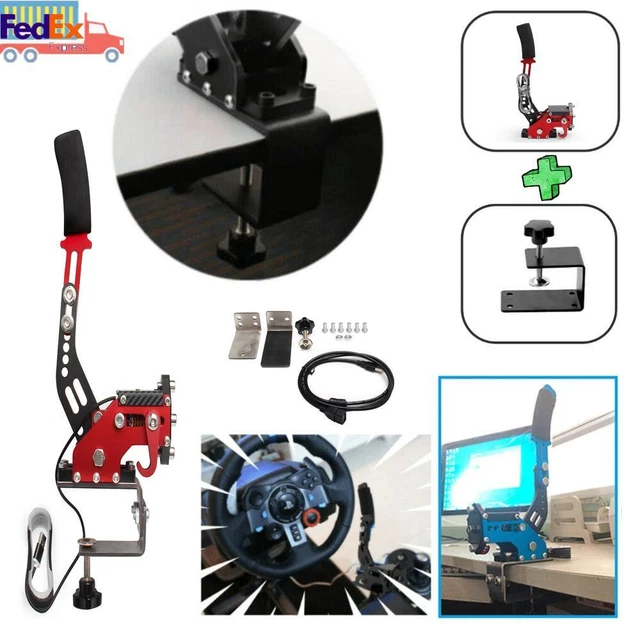 14Bit USB3.0 Handbrake for Racing Games Steering Wheel Stand G27/G29 G920 PC Red