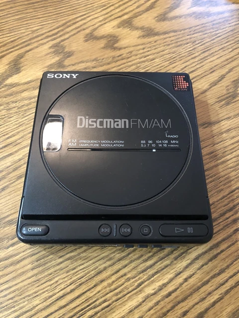 VINTAGE 1988 SONY D-T4 Discman FM AM Portable CD Player DT4