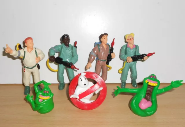 Complete Set - THE REAL GHOSTBUSTERS - 7 COLLECTIBLE PVC FIGURES Figurine