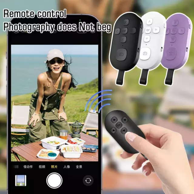 Wireless Bluetooths Remote Control Button For Androids Ios Shutter✨4 System ✨