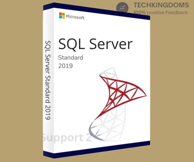 Microsoft SQL Server 2019 Standard 64bit 24 Core ,Unlimited User CALs