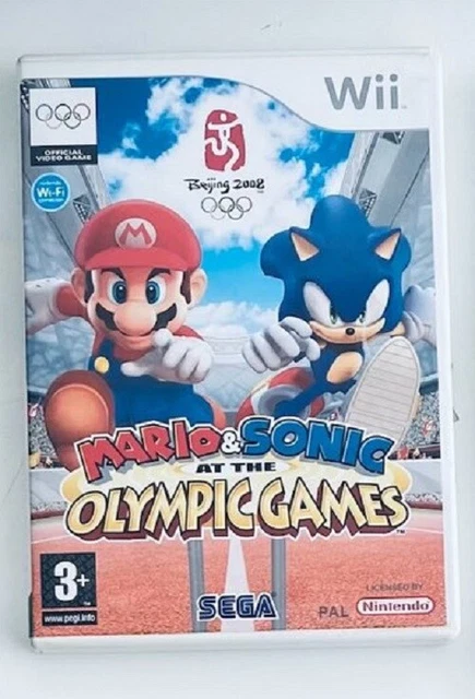 Mario & Sonic at The Olympic Games - Nintendo Wii & Wii U Video Game *Complete*