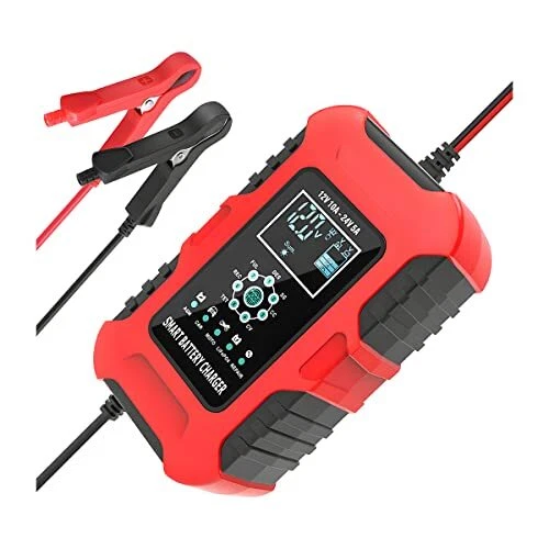 10-Amp Battery Charger 12V/10A 24V/5A Smart Automatic Maintainer Trickle Charger