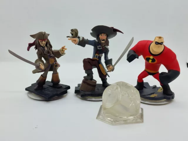 Disney Infinity Figuren Zubehör 4 Stück Fluch Pirat Set 4 Interaktionsfigur