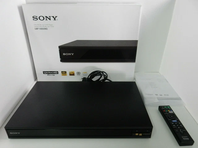 SONY UBP-X800 M2, 4K Ultra HD Blu-ray Player UHD, HDR, Dolby Vision ...