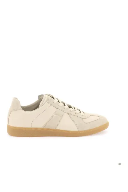 Maison Margiela Leather Replica Sneakers In EU 41 Men