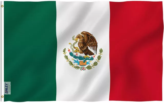 Mexico FLAG 5 x 3 FT LARGE Bandera de México Mexican Eagle National New America