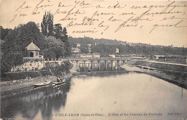 Cpa 95 L´isle Adam L'oise Et Les Coteaux De Parmain
