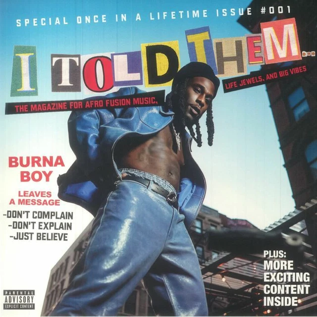 BURNA BOY - I Told Them - Vinyl (limited LP)